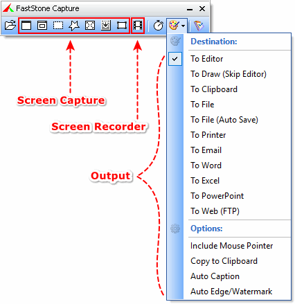 أفضل برنامج تصوير الشاشة حجم صغير جدا ومميزات هائله كثيره CapturePanel